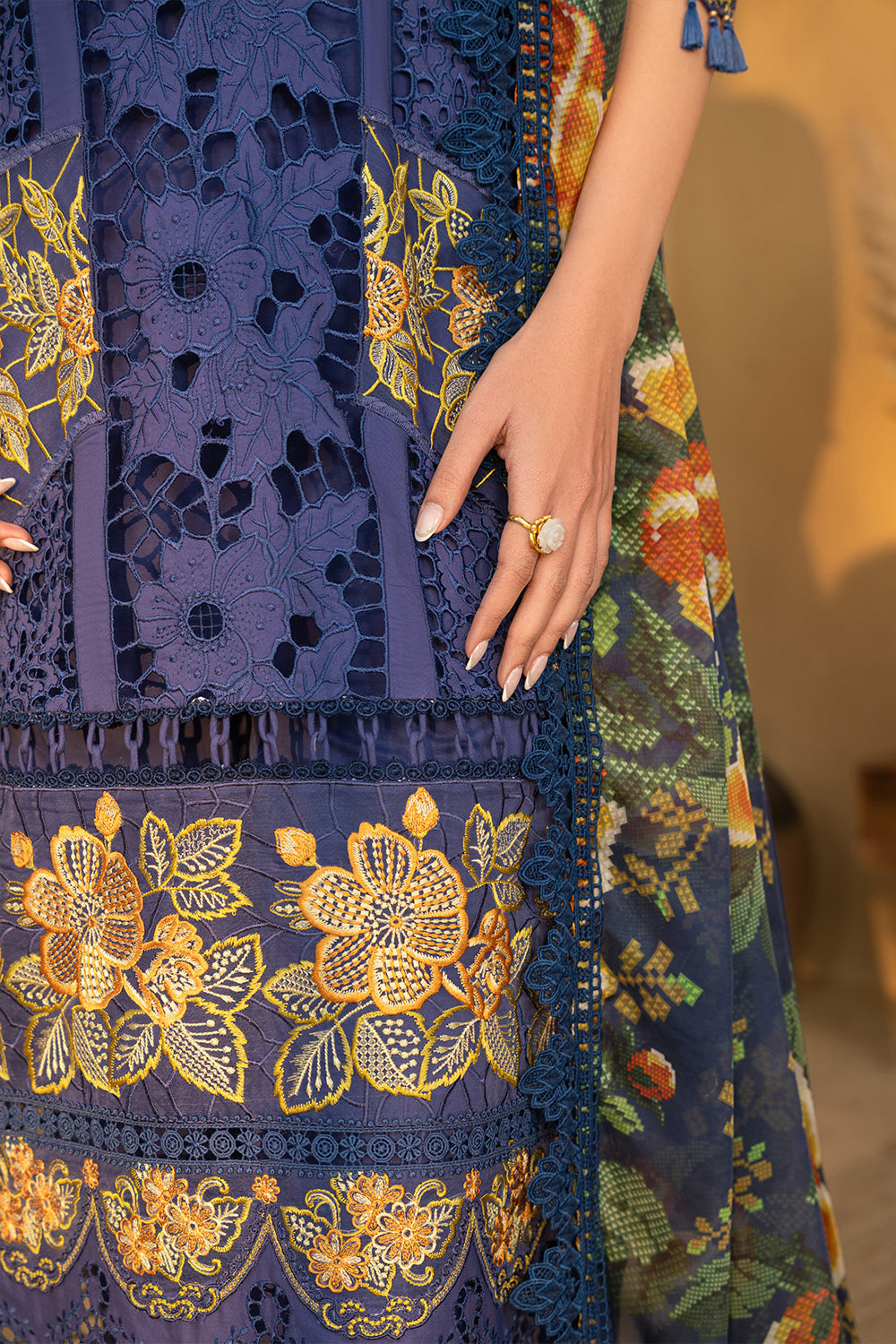 Saira Rizwan Luxury Lawn'25 Ayla's Atelier